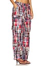 view 2 of 6 Adrian Patchwork Pant in Blue Multi