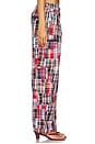 view 3 of 6 Adrian Patchwork Pant in Blue Multi