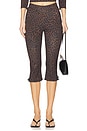 view 1 of 6 x REVOVLE Caria Capri Printed Pants in Leopard Ombre