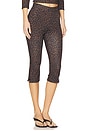 view 2 of 6 x REVOVLE Caria Capri Printed Pants in Leopard Ombre