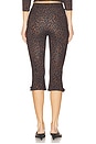 view 4 of 6 x REVOVLE Caria Capri Printed Pants in Leopard Ombre