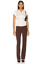 view 5 of 6 Aurora Trouser in Brown