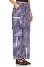 view 2 of 6 Adrian Gingham Pant in Blue