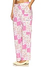 view 3 of 6 Adrian Patchwork Pant in Pink Multi