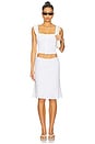 view 5 of 6 Paloma Skirt in White