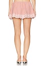view 4 of 6 Maelle Gingham Mini Skirt in Red Love
