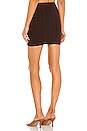 view 3 of 4 Cable Knit Mini Skirt in Espresso