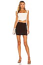 view 4 of 4 Cable Knit Mini Skirt in Espresso