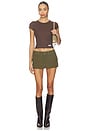 view 6 of 7 JUPE CARGO MINI in Olive