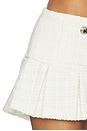 view 6 of 6 Patch Pocket Pleated Mini Skirt in Snow White