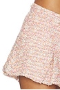 view 6 of 6 Patch Pocket Pleated Mini Skirt in Pink Multi