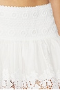 view 6 of 6 FALDA LACE TRIM MINI in White