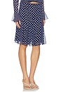 view 2 of 6 JUPE PALOMA in Navy Polka Dot