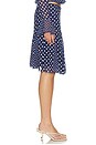 view 3 of 6 JUPE PALOMA in Navy Polka Dot