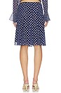 view 4 of 6 JUPE PALOMA in Navy Polka Dot