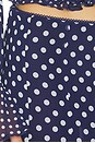 view 6 of 6 JUPE PALOMA in Navy Polka Dot