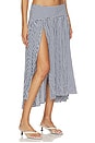 view 2 of 6 FALDA ALEGRA LOW RISE MAXI in Navy & White