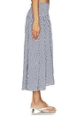 view 3 of 6 FALDA ALEGRA LOW RISE MAXI in Navy & White