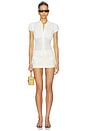 view 5 of 6 Low Rise Embellished Skirt in Ivory