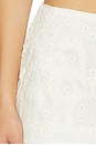 view 6 of 6 Low Rise Embellished Skirt in Ivory