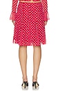 view 4 of 6 Paloma Skirt in Red Love Dot