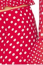 view 6 of 6 Paloma Skirt in Red Love Dot