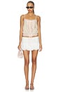 view 5 of 6 Aylin Mini Skirt in White