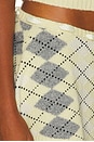 view 7 of 6 JUPE PLEATED  in Yellow Argyle