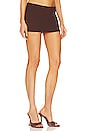 view 2 of 4 Micro Mini Skirt in Brown