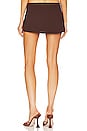 view 3 of 4 Micro Mini Skirt in Brown