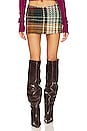 view 1 of 4 Low Rise Plaid Mini Skirt in Multi