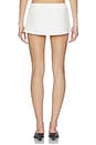 view 6 of 6 Micro Mini Stretch Skirt in White