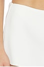 view 8 of 7 Micro Mini Stretch Skirt in White