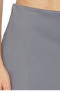 view 7 of 6 Micro Mini Stretch Skirt in Ash