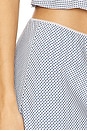 view 6 of 6 Gingham Paloma Skirt in Powder Blue