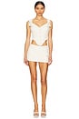 view 5 of 6 Lourders Mini Skirt in Ivory