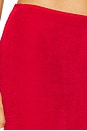 view 6 of 6 Selene Midi Skirt in Red