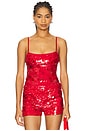 view 1 of 5 Paillette Cami in Candy Apple