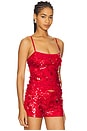 view 2 of 5 Paillette Cami in Candy Apple