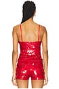 view 3 of 5 Paillette Cami in Candy Apple