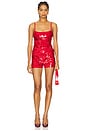 view 4 of 5 Paillette Cami in Candy Apple