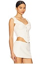 view 2 of 4 Chamonix Corset in Ivory