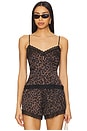 view 1 of 4 x REVOLVE Ivy Cami Mini Satin Top in Leopard Ombre