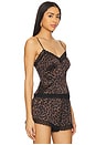 view 2 of 4 x REVOLVE Ivy Cami Mini Satin Top in Leopard Ombre