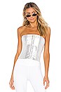 view 1 of 4 X REVOLVE Metallic Corset in Silver