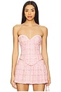 view 2 of 6 Genevieve Bustier in Pink
