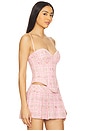 view 3 of 6 Genevieve Bustier in Pink