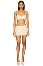 view 4 of 5 Ari Gathered Sequin Top in Ivory