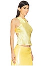 view 2 of 4 Regine Cowl Neck Top in Honey Butter
