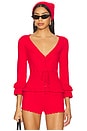 view 1 of 4 Mathilde Top in Red Love